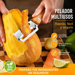 💥Compra uno y llévate otro gratis💥🔪Pelador multifuncional de acero inoxidable🧅