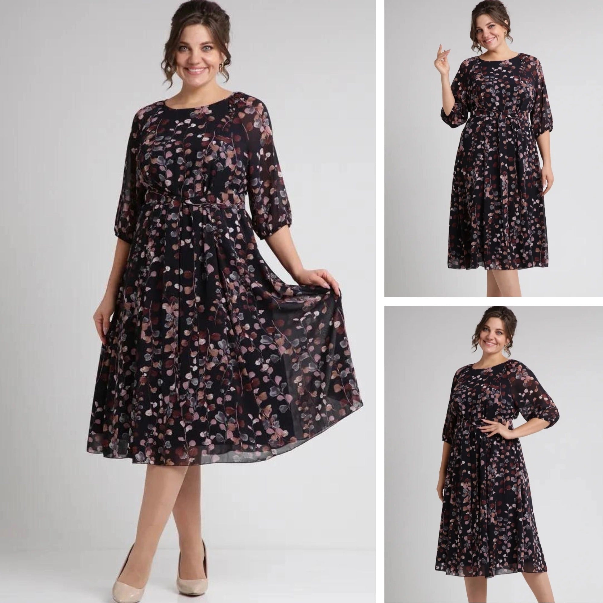 【🥇Más vendido】💥👗【S-5XL】Nuevo vestido estampado de primavera