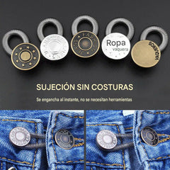 [10 piezas 22 euro] 🏆Extensor de cintura metálico con resorte para jeans🔩👖