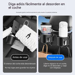 📢📢¡50% de descuento! 【2 piezas】⏰Portavasos con gancho para el reposacabezas del asiento del coche