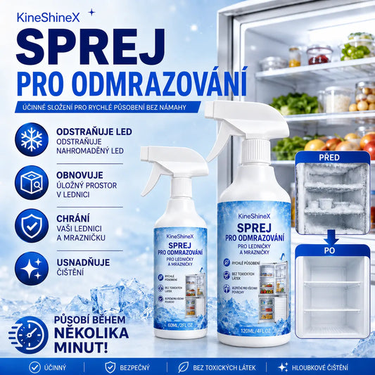🔥【Kupte 1 a získejte 1 zdarma】❄️ Nový rozmrazovací sprej 2026 🧡 Rychle odstraňuje led z mrazáku