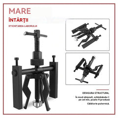 🛠️Extractor de cojinetes con orificio interior de tres garras, de doble propósito para extractor de neumáticos de triciclo y motocicleta, herramienta de desmontaje y mantenimiento