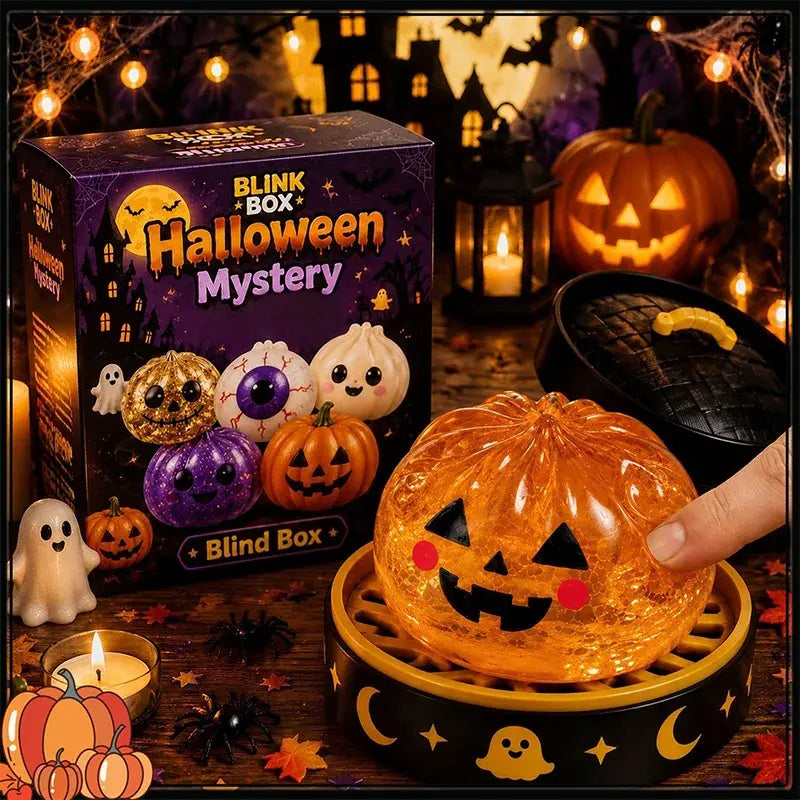 🎃【¡Compra 1 y llévate 1 gratis!】2 unidades a 25 euros💀 Baozi Fantasma Squishy Anti-Estrés – Juguete de Halloween para Apretar, Aliviar la Ansiedad y Relajarse 🧘