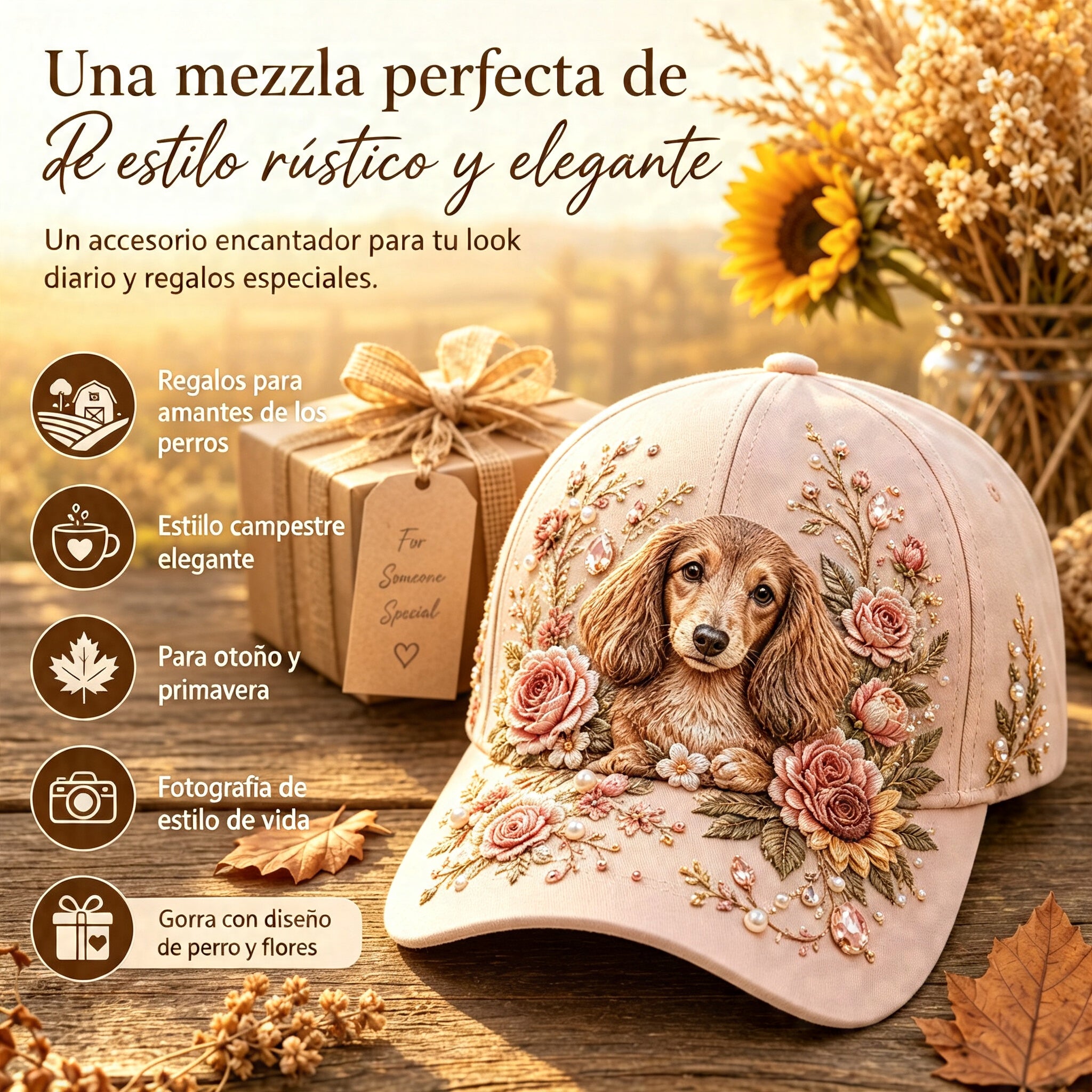 ✨Gorro con bordado 3D de vaca de las Tierras Altas🧢(Transpirable, ligero, cómodo y de corte unisex)