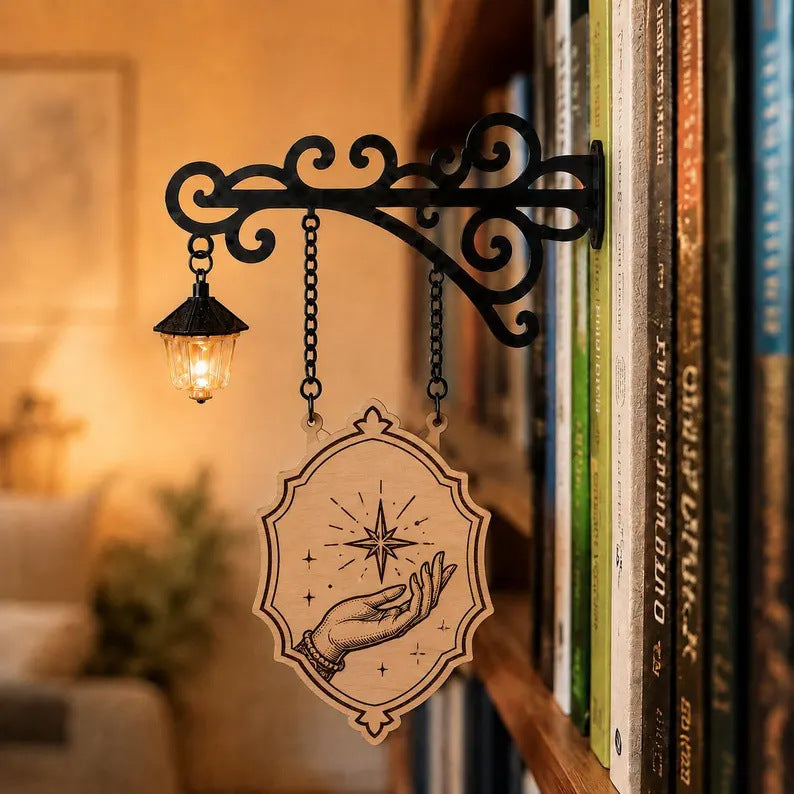 🔥 Oferta imperdible 2026 | Linterna de estantería fantasma para rincones de lectura acogedores 👻📚