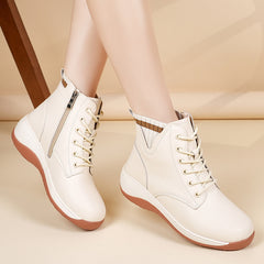 🎁👢【35-40】Nuevos estilos de otoño e invierno: botines sencillos y modernos con suela gruesa que aportan altura para mujer❄🍂.