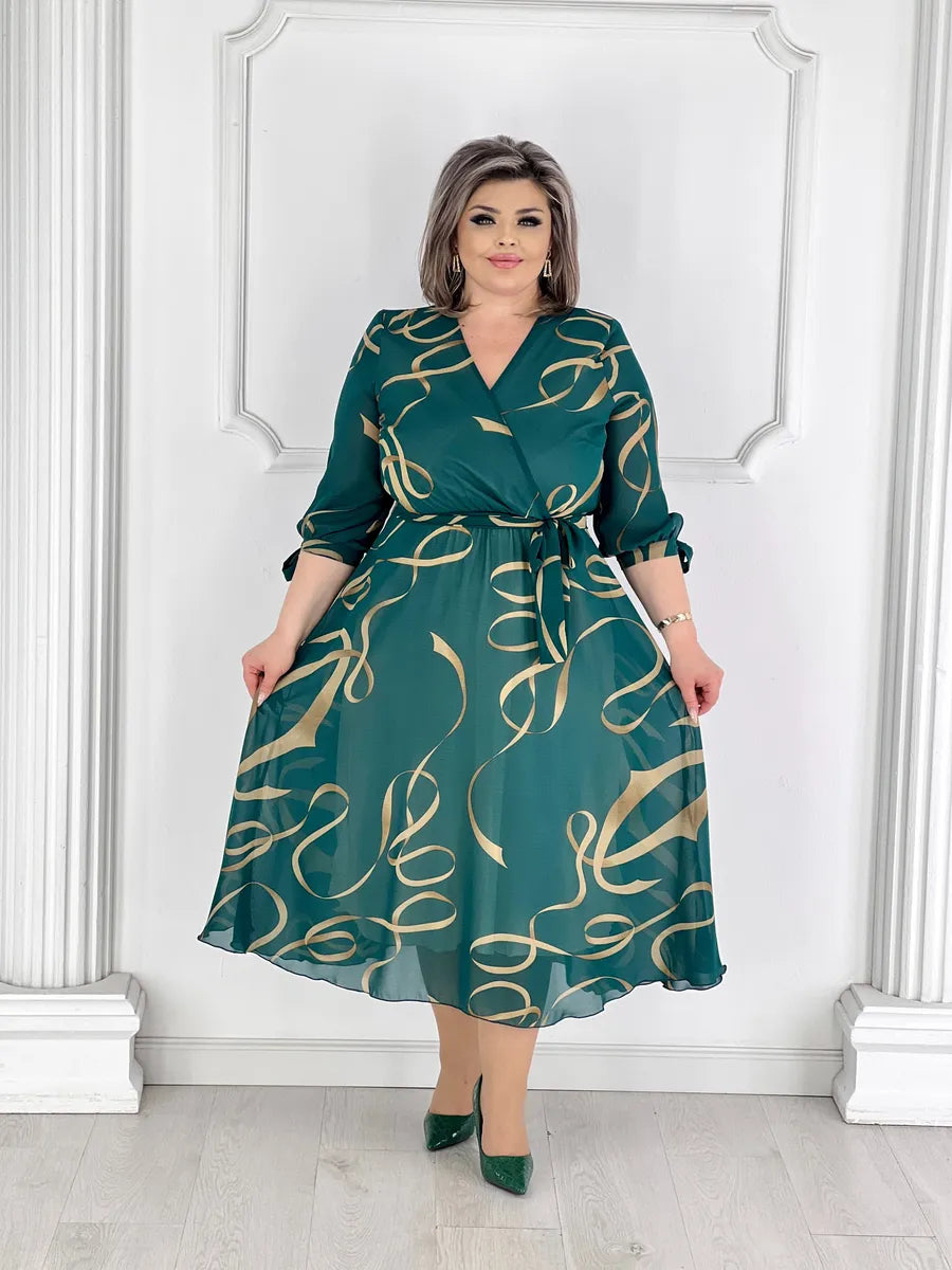 🔥✨【Novedades de otoño】【S-5XL】❤️Vestido de gasa de alta calidad