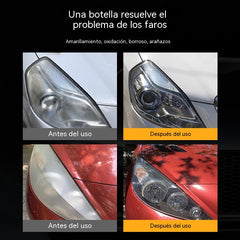 🚗💡Agente restaurador de faros de coche 180 ml + líquido de recubrimiento cerámico 10 ml