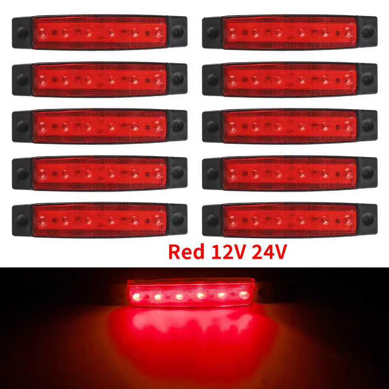 🚗💡10 luces LED de posición lateral para camiones