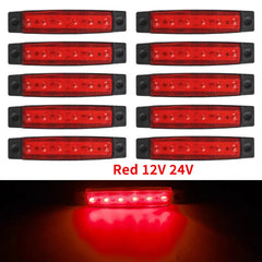 🚗💡10 luces LED de posición lateral para camiones