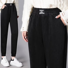 【💥Oferta especial💥】【M-3XL】Pantalones casuales de punto elástico para mujer nuevos