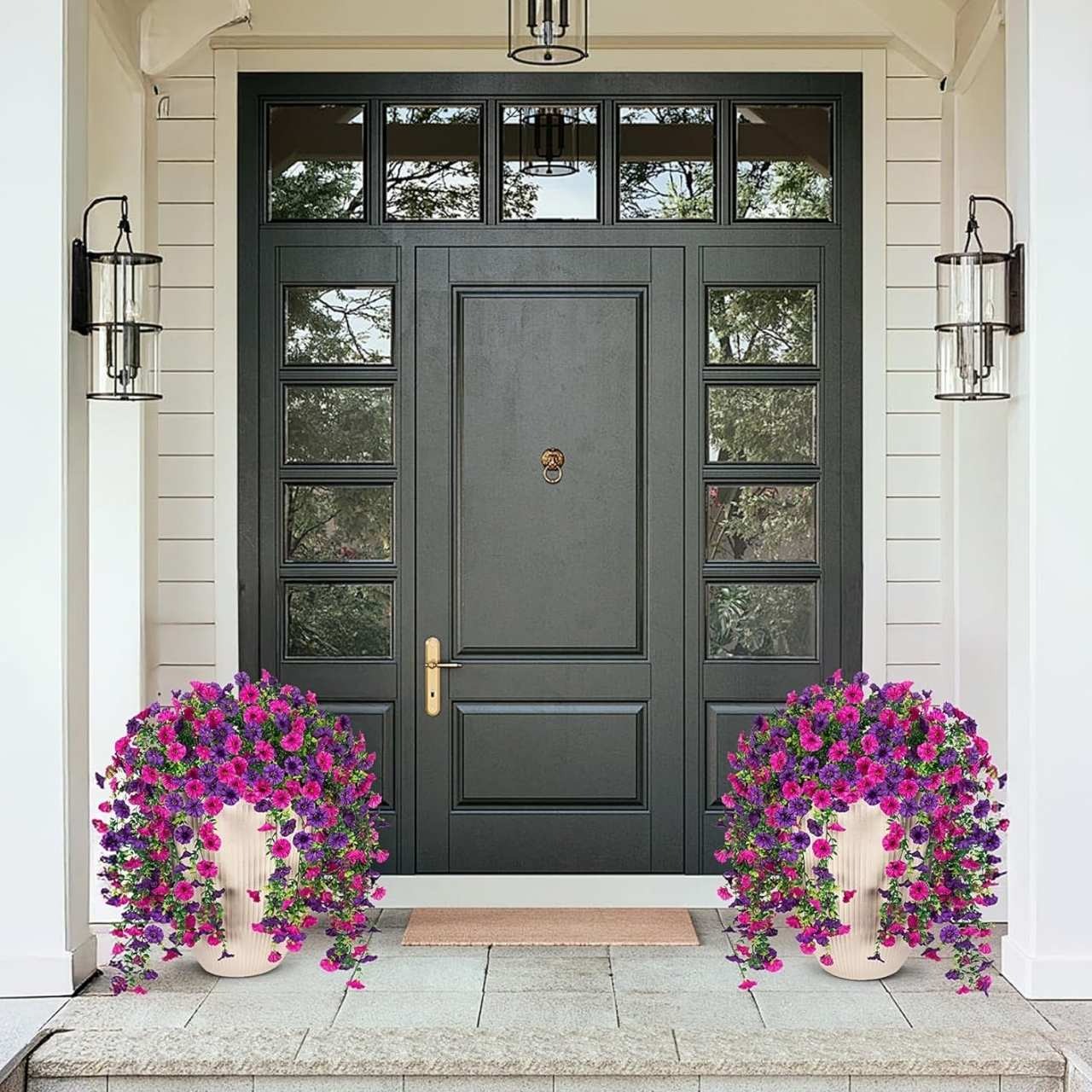 🔥【Compra 4 y llévate 4 gratis】Flores artificiales colgantes