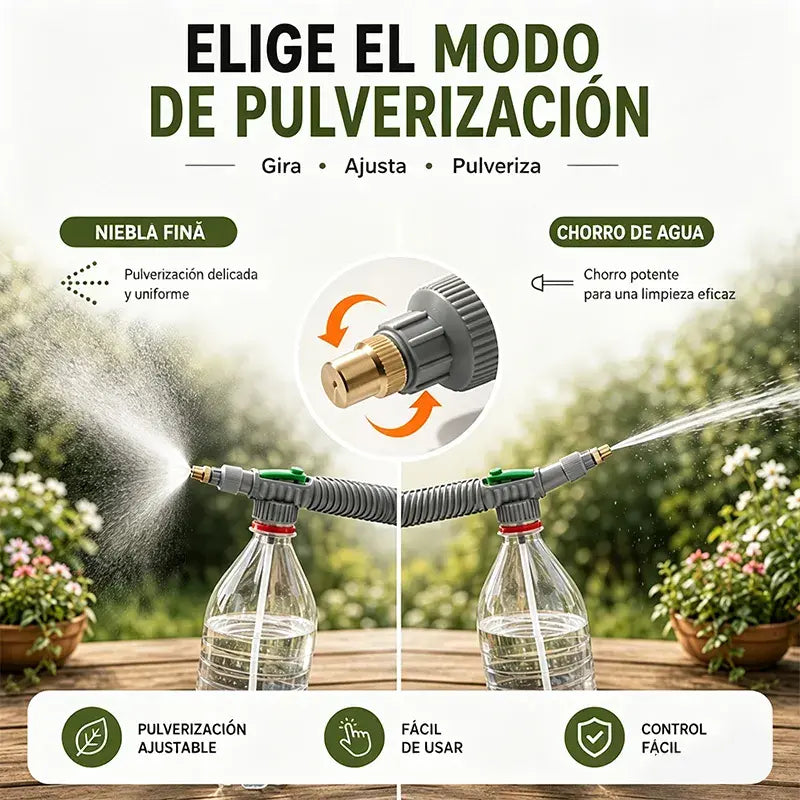【¡Compre uno y obtenga uno gratis!】🌿 Pulverizador de Mano a Presión con Vástago – Multifuncional para Riego y Limpieza 💦