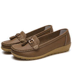 😍【35-44】 Nuevos zapatos de cuero de moda de otoño para mujer.