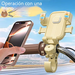 Soporte para teléfono de vehículo eléctrico con gancho