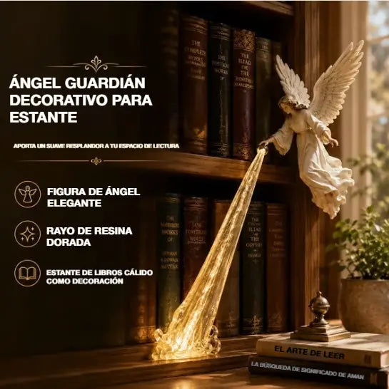 🎃🔥 Luz LED decorativa de ángel 3D | Decoración de estantería iluminada de fantasía