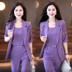 🏆🏆【Chaqueta + Camiseta + Pantalones】Conjunto de tres piezas para traje casual de primavera y otoño 2025