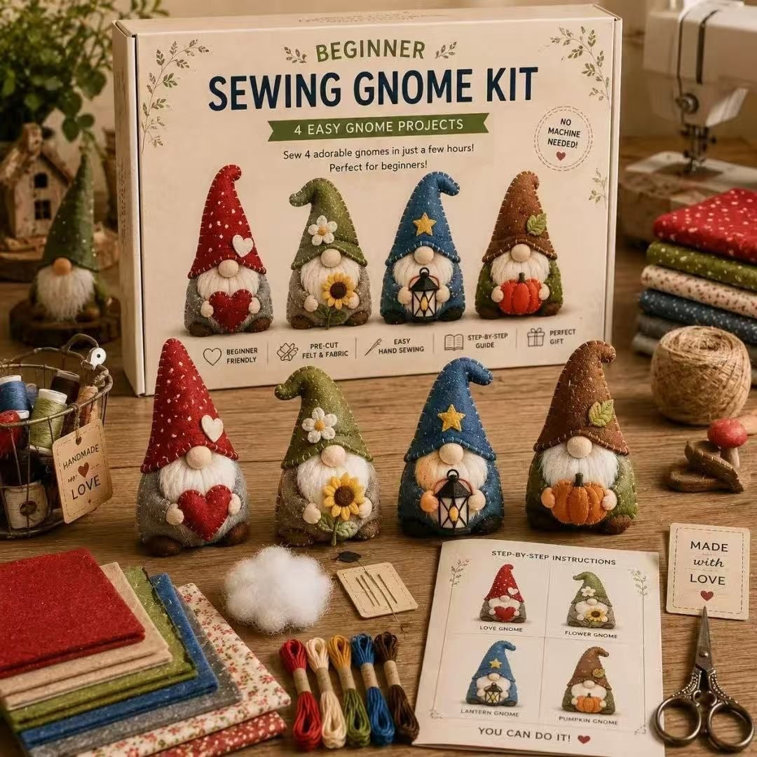 ✨50% de descuento🎨✂️ Set de arte DIY de tela – crea tus propios animales de tela, manualidades creativas hechas a man