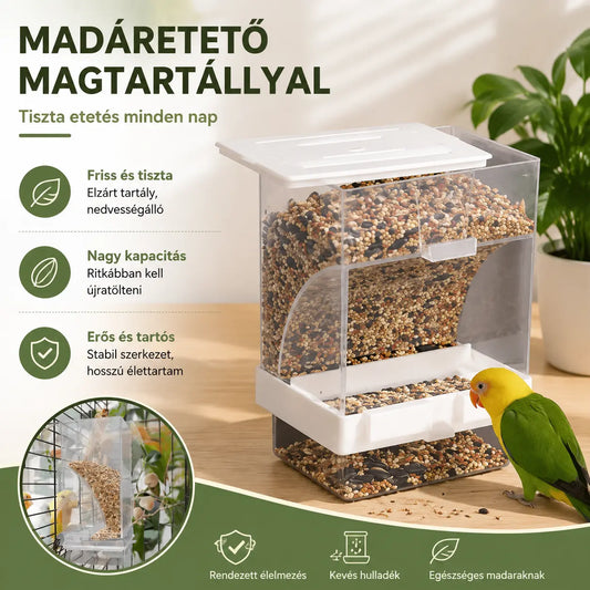 🐦🔥Kiömlésbiztos automata madáretető