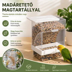 🐦🔥Kiömlésbiztos automata madáretető
