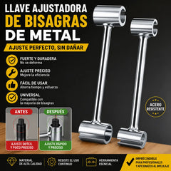 🛠️Llave de ajuste de holgura de puerta: una herramienta para instalar bisagras, puertas, ventanas y puertas de acero.