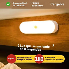 🔥Compre 1 y obtenga 1 gratis（2 piezas） 🏡💡Luz LED inteligente con sensor de presencia, fácil de cargar y práctica.