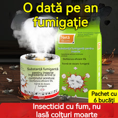 🚫🦟🪳【12 piezas】Potente niebla insecticida que no deja ningún rincón sin tocar！💨