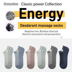 🔥🧦【10/20 pares】（35-42）Calcetines desodorantes transpirables de verano para hombre.