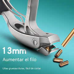 💅✂️ Cortaúñas profesionales angulados con una abertura ancha para uñas gruesas.