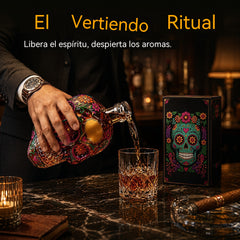 🔥🍷Botella de tequila de edición limitada del Día de los Muertos🎁