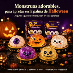 🎃【¡Compra 1 y llévate 1 gratis!】2 unidades a 25 euros💀 Baozi Fantasma Squishy Anti-Estrés – Juguete de Halloween para Apretar, Aliviar la Ansiedad y Relajarse 🧘