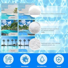 🔥【Kúpte 1 a získajte 1 zadarmo】🏊‍♀️💧Tablety na čistenie bazénov pre krištáľovo čistú vodu.
