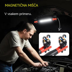 📢💡 4-v-1 polnilna delovna svetilka: prostoročna uporaba kjer koli.