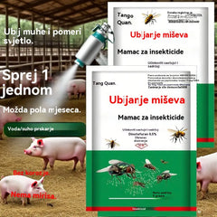🦟【10 vrećica】 🦟Insekticid za ubijanje muha, bez mirisa, lijek protiv komaraca, za kućnu upotrebu