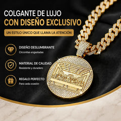 📢📢 ¡50% de descuento! ✨ Colgante de cadena cubana brillante | Eleva tu estilo al instante 💎