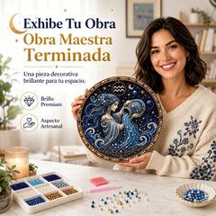🌙 ¡Magia en tu pared! Lujoso kit de diamantismo 3D de constelaciones, para crear un ambiente mágico en tu hogar 🔮