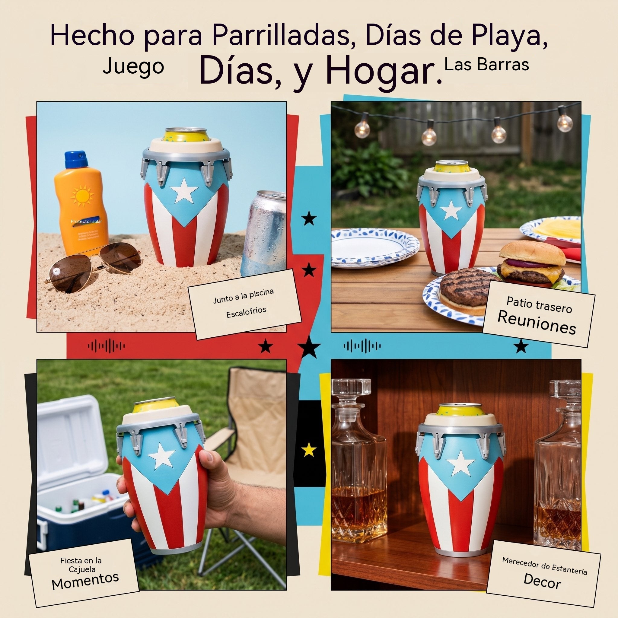 🔥Conga-Style Soporte para latas de bebida