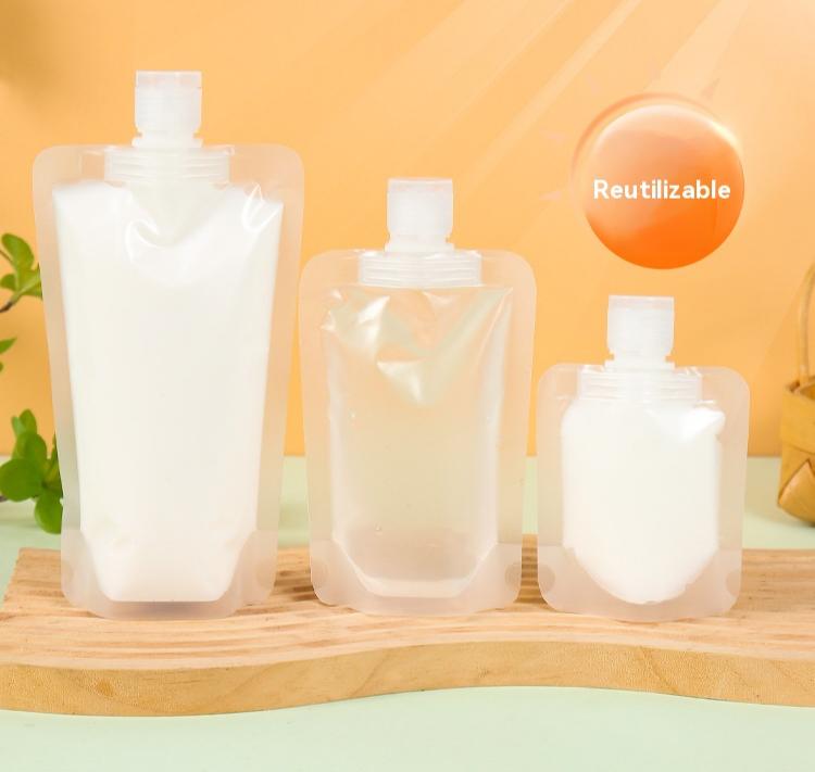 15 artículos【30ml+50ml+100ml】Las bolsas de viaje reutilizables con cierre hermético para líquidos son adecuadas para reenvasar cosméticos líquidos, limpiadores faciales, etc.