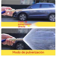🏆¡Último día de la oferta especial! 🔥Pistola de lavado de autos de alta presión para uso doméstico con boquilla de refuerzo y manguera 👍💦