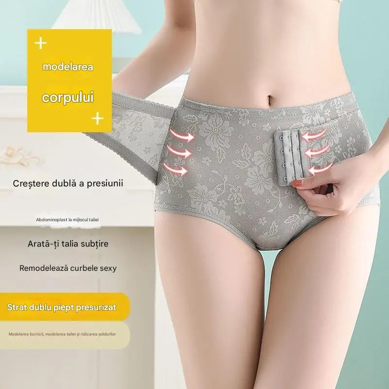 💖Poslední den s 50% slevou 【6dílná sada】Spodní prádlo s vysokým pasem a zvednutím boků, prémiová bavlna✨️ (40-100 kg)