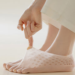 【Compra 5 pares y llévate 5 gratis】🔥¡Producto estrella!🥳 Calcetines unisex invisibles con dedos que se adaptan a la forma del pie.