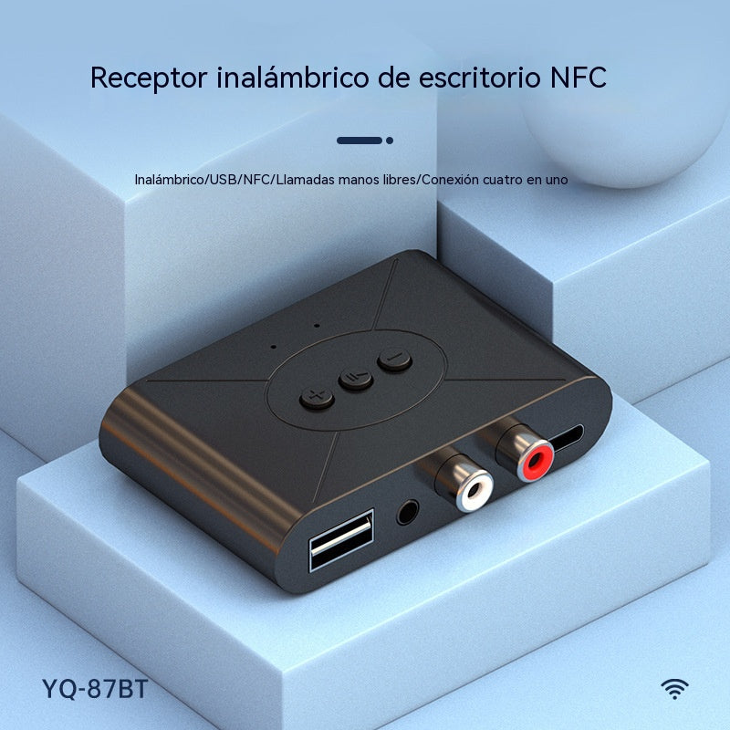 🎶📱 Receptor de música Bluetooth NFC, receptor de señal de altavoz