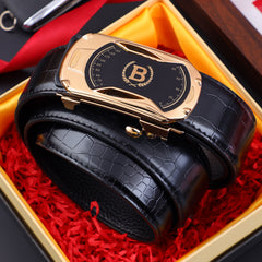 👍【Oferta por tiempo limitado】Nuevo cinturón de hombre de cuero genuino con hebilla automática