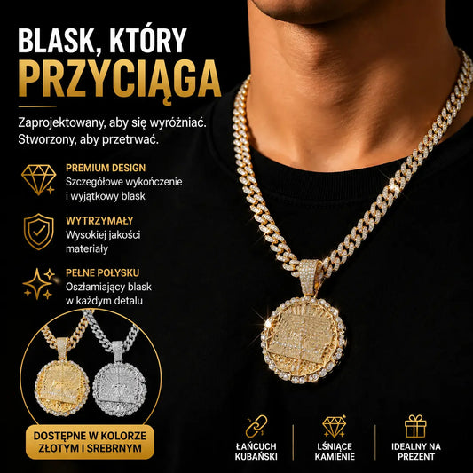 📢📢 50% zniżki! ✨ Lśniący wisiorek na łańcuszku w stylu kubańskim | Natychmiast odśwież swój styl 💎