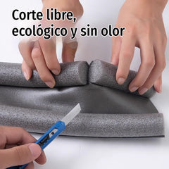 🔥Compra 1 y llévate 1 gratis🔥🔥 【Paquete de 2】Burlete impermeable para el fondo de la puerta: aislamiento acústico, antiviento y antiinsectos (93cm)🌙