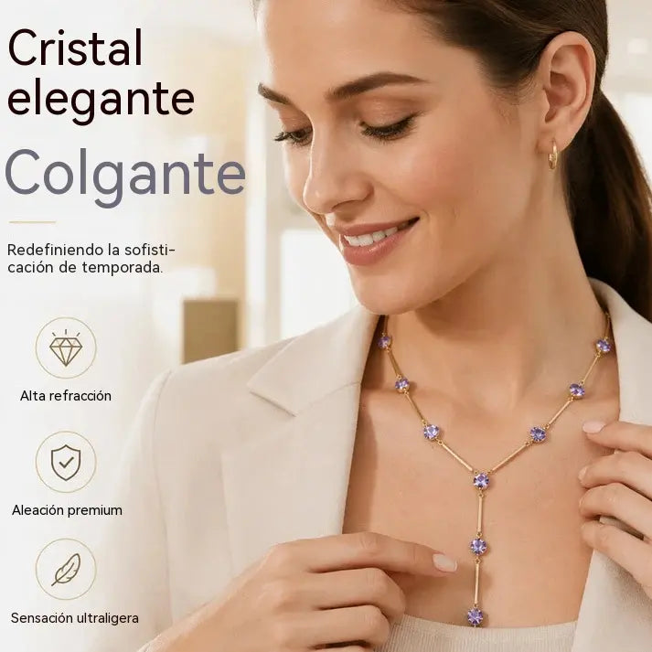 🎁2 piezas 28 euro✨Elegante collar con colgante en forma de Y para mujer