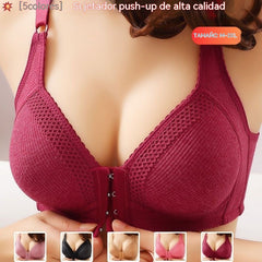 😍【3 piezas 32 euros】Sujetador push-up sin costuras de alta calidad, moderno y sexy, evita la flacidez.