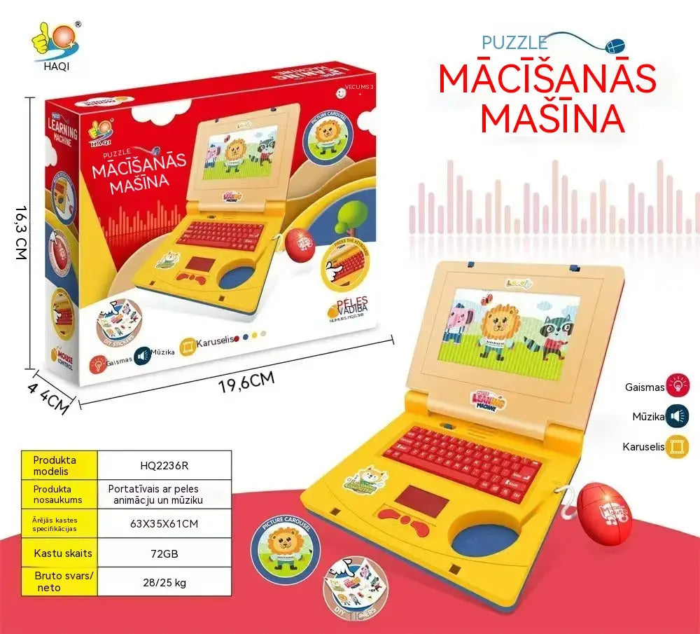 🎁 Izglītojošs dators bērniem | Radoša dāvana pašiem mazākajiem 💖