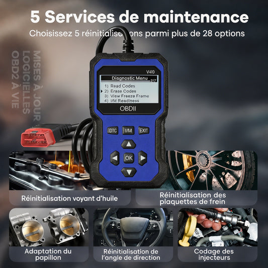 🔧🚗 49% de descuento ⚡ Escáner OBD2 profesional: diagnóstico completo, borrado con un clic y 12 idiomas. Compatible con todos los vehículos de 1996 en adelante 📊💡