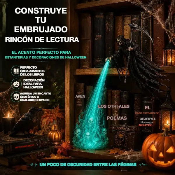 🎃🔥 3D Dekorativno LED svjetlo s anđelom | Dekoracija za policu s maštovitim osvjetljenjem